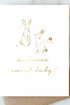 Bunnies Baby Card